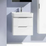 Шкафчик для раковины LAUFEN BASE 810285, с 2 ящиками, белый матовый 4.0235.2.110.260.1